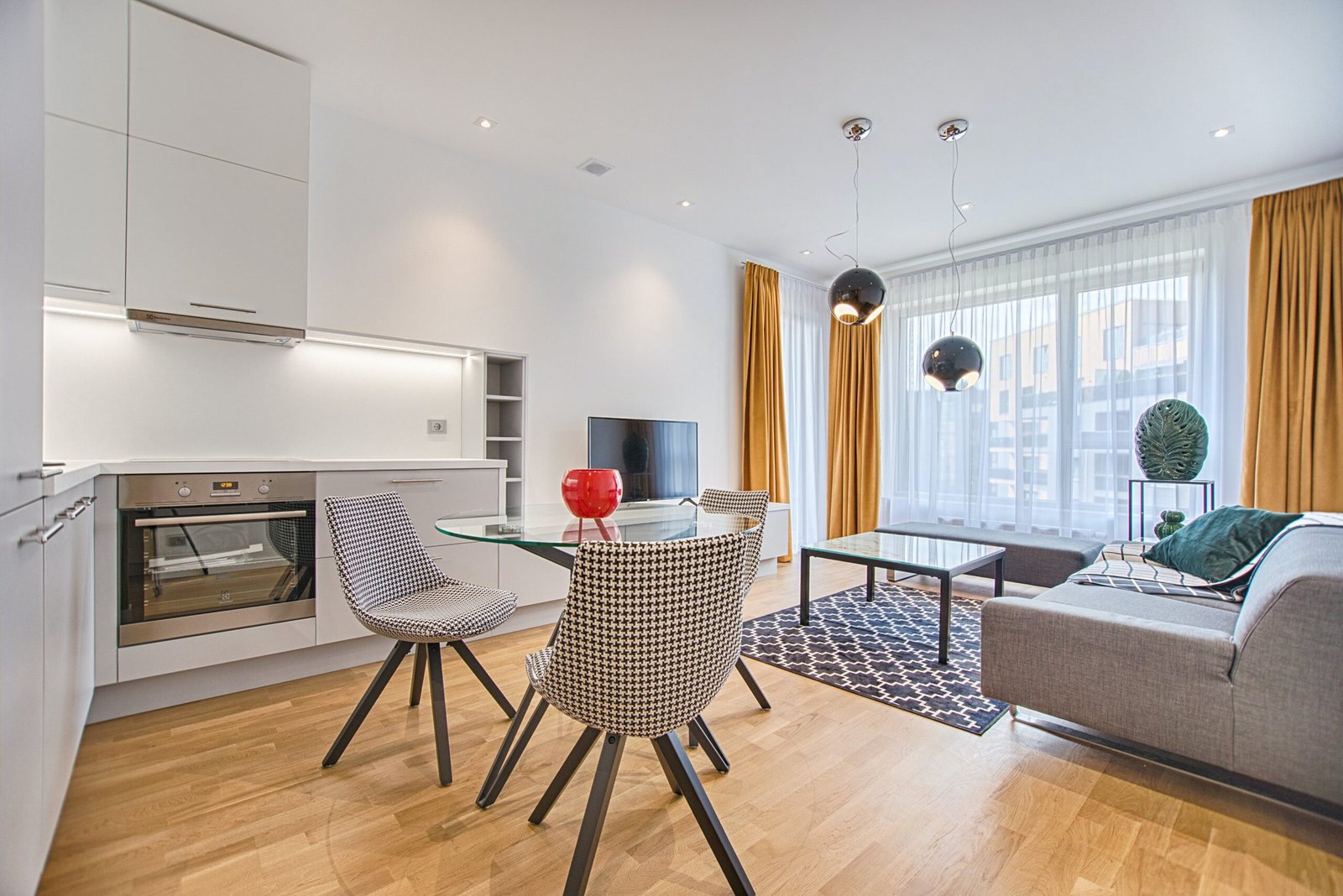 Camden property management, London: kitchen and living room